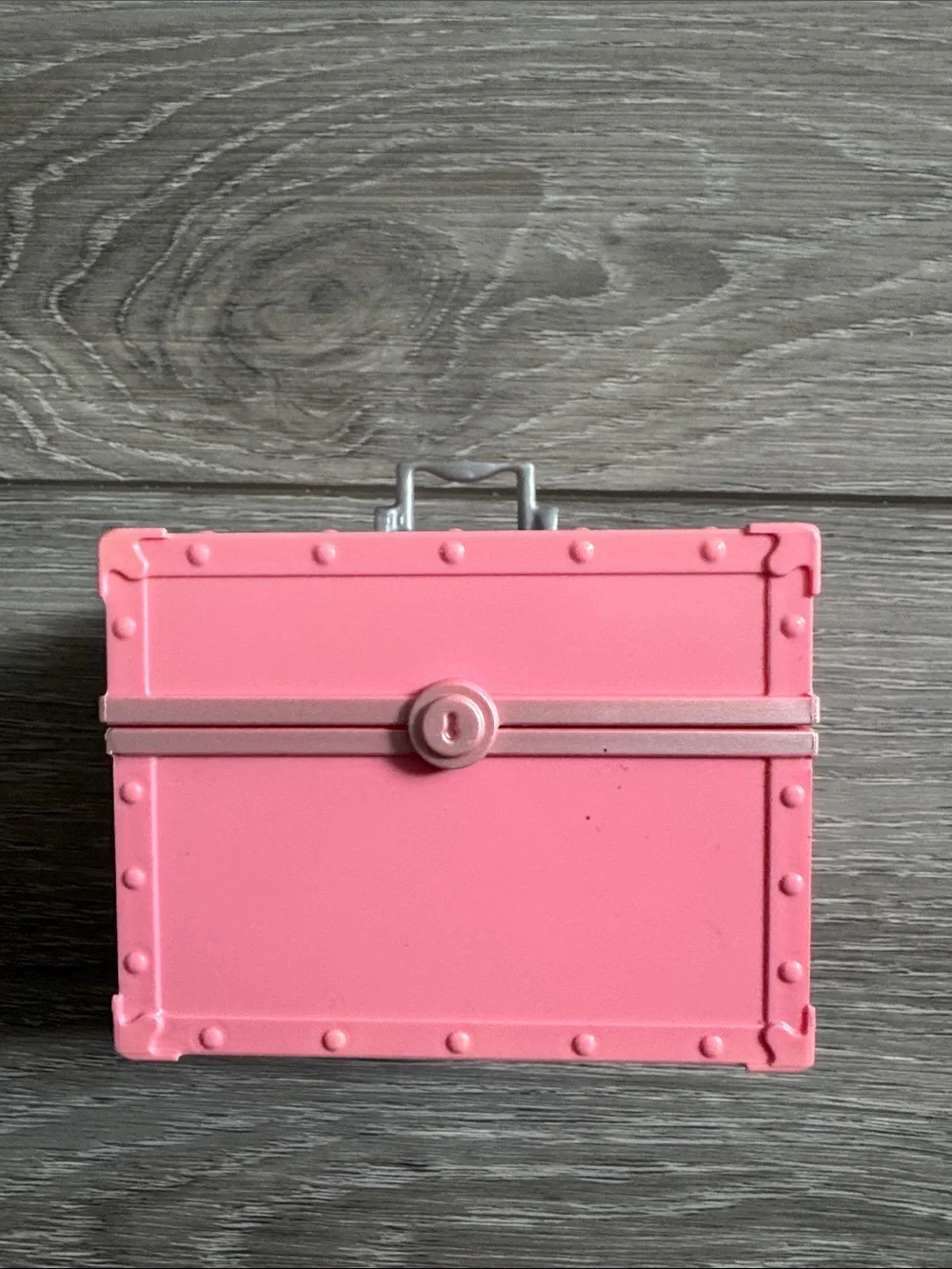 Barbie Pink Organizer Trunk with Silver Handle